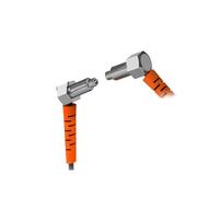 VSPPJYFG Sonda de Sensor de Fibra óptica, Tipo Codo, Haz pasante, M3, M4, M6, Amplificador de Alta precisión, NPN, PNP, fotoeléctrico, Interruptor de Sensor fotoeléctrico M4 2m