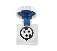 VSPPJYFG Toma Industrial 3P 16A IP67 Enchufe Directo Oculto Resistente al Agua y al Polvo Iluminación de escenarios Centro de Datos Soporte