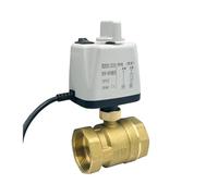 VSPPJYFG Válvula de Bola motorizada de 1/2", 3/4", 1", 1-1/4", 1-1/2", 2" con Interruptor Manual, Control de 2 Cables, Normalmente Cerrada, válvula de Bola eléctrica de 2 vías(Open-12vdc)