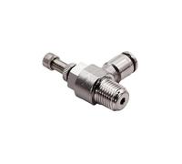 VSPPJYFG Válvula reguladora de Acero Inoxidable 304, Conector rápido neumático de Metal, Rosca de 4, 6 y 8 mm, conexión de Aire for Manguera de 1/8, 1/4 y 3/8(SL10-03 (10mm-3l8))