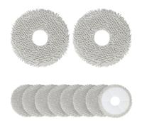 vsshe 10 Mopas de Fregado para Xiaomi X10+/X20+, Dreame L10s Ultra/L10 Ultra/L20 Ultra/X40 Ultra/L10s Pro Ultra Heat/L10 Prime y ECOVACS X1/X2/T20/T30, Paños de Repuesto Mopa de Microfibra Repuesto