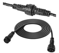 vsshe Distribuidor de Cadena de luz, IP65 Impermeable, enchufar y Jugar, 2 Pines Cable de extensión para Exteriores para Cortina de Luces, Luces navideñas, Luces de Jardín, Tiras Luminosas LED