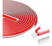 vsshe Molduras de Techo Autoadhesivas, molduras Decorativas de Esquina de PVC, molduras Decorativas Flexibles para Paredes y techos (pequeñas 12 * 9 mm 3 Metros)