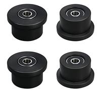 Vsttar Juego de 4 ruedas mecanizadas compatibles con Total Gym 1000, 1100, 1400, 1500, 1600, Achiever, Force, Gold, Max, Platinum, Platinum Plus, Pro, Supra, Supreme, Ultima, Ultra, XLI (negro)