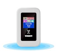VSVABEFV 4G LTE - Dispositivo portátil WiFi WiFi para viajes, 150 Mbps inalámbrico portátil WiFi Hotspot sin contrato, puntos calientes para WiFi compatible con 10 dispositivos, AT&T T-Mobile Mint