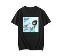 VSYNLOJN Aitana Ocana T-Shirts Spanish Singer Men Women T Shirt Black XXL