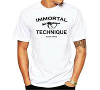 VSYNLOJN Immortal Technique T Shirt Men White XL