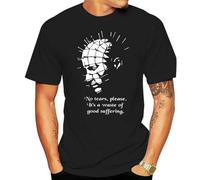 VSYNLOJN No tears Please It's a Waste of Good Suffering T-Shirt Black S