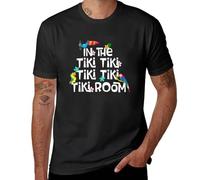 VSYNLOJN The Tiki Room T-Shirt Black L