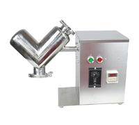 VsyPtyc Mezclador de Polvo seco Tipo V, Mezclador Industrial para Materiales en Polvo y granulares, máquina mezcladora de Polvo Tipo V de 400 W, para Laboratorios didácticos y procesamiento