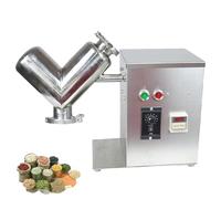 VsyPtyc Mezclador Industrial para Materiales en Polvo y granulares, máquina mezcladora Tipo V de 400 W, diseño Tipo V de Alta eficiencia, para Hierbas, piensos, harinas y Granos