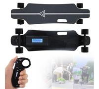 VsyPtyc Patineta eléctrica operada a Distancia, patineta eléctrica para Adultos, Longboard diseñado para viajeros Adultos, 4 Modos, Alcance de 15 Millas, Adecuado para Adultos A