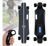 VsyPtyc Patineta eléctrica portátil para Adultos, con Control Remoto, Motor de 700 W, 4 Modos de autonomía y 15 Millas A