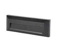 VT-1162 3W LED STEP LIGHT COLORCODE:3000K BLACK BODY RECTANGLE