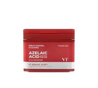 VT Cosmetics AZ Care Set de 60 almohadillas, almohadillas tonificantes con ácido azelaico y extracto de Centella Asiatia para una piel radiante y sebo control