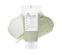 VT COSMETICS CICA - Limpiador facial 2 en 1, máscara de arcilla no abrasiva, Centella asiática, exfoliante hidratante, piel sensible y acnéica, 120 ml