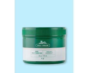 VT Cosmetics Discos tonificantes con extracto de centella Cica Mild Toner Pad - 130 ml / 60 ud