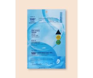 VT Cosmetics Mascarilla de dos pasos con espículas y ácido hialurónico Hydrop Reedle Shot 100 2Step Hydrogel Mask - 1.5 g, 33 g / 1 ud