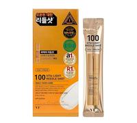 VT COSMETICS Vita-Light Reedle Shot, Sérum Facial con Vitamina C y E, 10 Sticks Monodosis de 2ml, con Centella Asiática y Microagujas | Cuidado Diario de la Piel