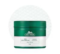 VT COSMETICS Cica - Almohadilla de tóner suave (60 almohadillas), almohadillas de tóner facial para uso diario, exfoliante, hidratante, calmante, tonificador de equilibrio de pH con BHA, extracto de