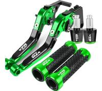 VTAIEX Accesorios para motocicletas Accesorios CNC Para Motocicletas, Palancas De Embrague Freno Plegables Y Extensibles Para Honda VFR1200 F 2010-2016, Juego Manijas Ajustables(Vert)