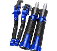 VTAIEX Accesorios para motocicletas Puños De Manillar Extremos Para HONDA CB900F HORNET Hornet900 2001-2008 2007 2006 2005 2004 Palancas Embrague Freno Motocicleta Ajustables(Blu)