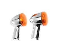 VTAIEX Luz de motocicleta Luces Intermitentes De Motocicleta Para Harley Para Davidson XL883 XL1200 Sportster 1992-2021 2020 2019 2018 2017 2016 2015 2014 2013 2012 2011(Silver Yellow)