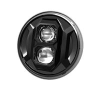 VTAIEX Pieza de motocicleta Conjunto De Luces Delanteras Faro Delantero Motocicleta 7 Pulgadas Para Harley Para Davidson Para Road King Classic FLHRC 2007-2013