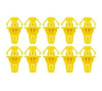 VTAIEX Sujetadores de Clip 10x Clips De Moldura De Parachoques De Rejilla De Sujeción De Coche De Nailon para Honda para CR-V para CRV 2012 2013 2014 Amarillo