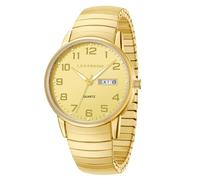 VTAIGE Relojes para hombre con esfera fácil de leer, reloj analógico impermeable, elegante reloj para hombre, correa de expansión de acero inoxidable, elegante regalo de Navidad y cumpleaños para