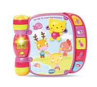VTech 166705 - Juguete Musical, Libro Interactivo para Escuchar Notas Famosas Do, Re, Mi, 6-36 Meses, Azul [Versión en francés]