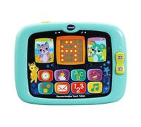 VTech 80-151472 Tablet Táctil Bebé Animales Amigos - Juguetes Educativos - Descubrir Cartas, Números y Formas - 12-36 Meses (Versión Holandesa)