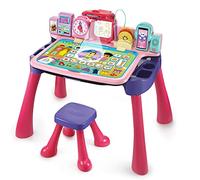 VTech 80-540954 Magic Desk - Escritorio para Juegos (5 en 1), Color Rosa