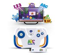 VTech - ABC Smile TV, Mi Primera Consola de Juegos de TV Educativa - 3/7 Años - Versión Francesa