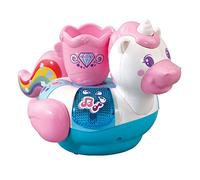 VTech Agua animalitos Pequeño Unicornio, Juguete electrónico para Jugar en la Hora del baño, Incluye Voces, Sonidos, Luces y Canciones (3480-516022)