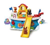 VTech - Arca de Baby animalitos Todos abordo, Juguete de Arrastre, Playset Interactivo para niños +1 año, Modo Barco y Modo casa, Versión ESP