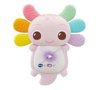 VTech Axel Tenero - Masaje de encías interactivo con luces y melodías para dentición para bebés, branquias de silicona suave de colores, idioma italiano, pilas incluidas, 3-24 meses