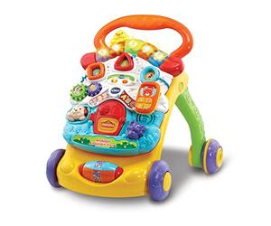 VTech-Baby Andador andandín 2 en 1, Correpasillos con música y luces | Certificado CE + EN71, Bebés 6-36 meses, patas plegables, panel extraíble, 46 x 33.3 x 45 cm, 2 pilas AA, versión ESP