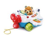 VTech-Baby Avión Infantil Lolo Piloto, Juguete de Arrastre, Enseña Letras, números y Vocabulario, estimulación Musical, Regalo bebés +9 Meses, Contenido en español