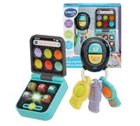 VTech - Baby sorpresas Pop It Teléfono y Llaves, Juguetes interactivos, Diferentes Texturas, Botones Silicona, Motricidad Fina, Regalo bebés +6 Meses, Versión ESP
