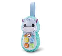 VTech-Baby Baby teléfono HIPO Pop It, Teléfono Infantil de Juguete, Regalo para bebés +6 Meses, Estimulación sensorial, Hipopótamo de Juguete, Versión ESP