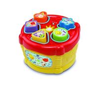 VTech-Baby Chimpón Tambor, Tambor Musical con 5 Piezas de Colores, versión ESP