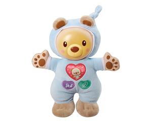 VTech-Baby Cuco luz de Cuna, Dulce muñeco Infantil con relajantes melodías, Canciones y Sonidos de la Naturaleza, Suave Luz de Noche Que Brilla en la Oscuridad para calmar y relajar al bebé
