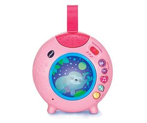 VTech-Baby Duerme Conmigo, Proyector portátil para Cuna, Juguete para bebés +0 Meses, Color Rosa, Versión ESP