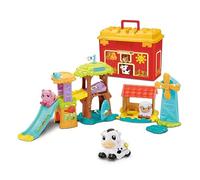 VTech-Baby Granja Escuela Mi Primera Excursión | Certificado CE + EN71, Granja para bebés +12 Meses, Incluye a Lechera la Vaca, 32.5 x 82.3 x 35.7 cm, Versión ESP