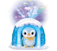 VTech-Baby Iglú Proyector Peluchito Pingüino, Juguete bebés recién Nacidos, Proyector Musical con Luces y Cielo Estrellado, Peluche Interactivo, Nanas y Sonidos Naturaleza, Versión ESP