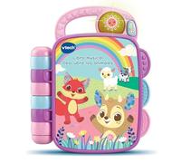 VTech-Baby Libro Musical Descubre los Animales, Libro Infantil para bebés +6 Meses, páginas interactivas, aprende el Clima, la Ropa, Animales, Colores, Versión ESP
