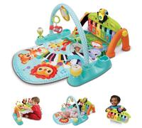 VTech-Baby Mantita y Gimnasio Pataditas Musicales 5 en 1 | Gimnasio evolutivo para bebés +0 meses, 5 formas de juego, Versión ESP