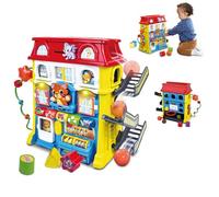 VTech-Baby Megacasa Multi-Actividades Bloque vecinal Vecinos y Amigos