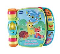 VTech Baby Mi Primer Libro de Canciones - Libro Colorido con 6 páginas y Elementos móviles para Jugar, Escuchar y Cantar - para niños de 6 a 36 Meses - Version Alemana
